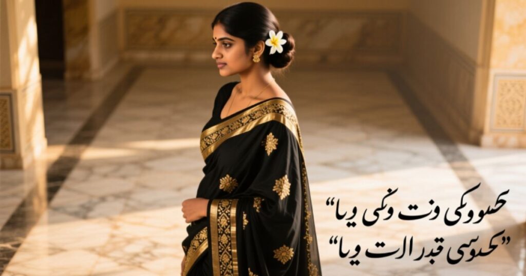 Saree Captions for Instagram in Urdu