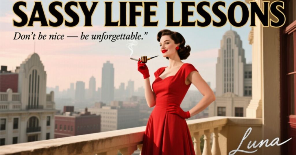 Sassy Life Lessons