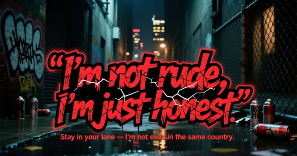 Savage Attitude Captions for Insta