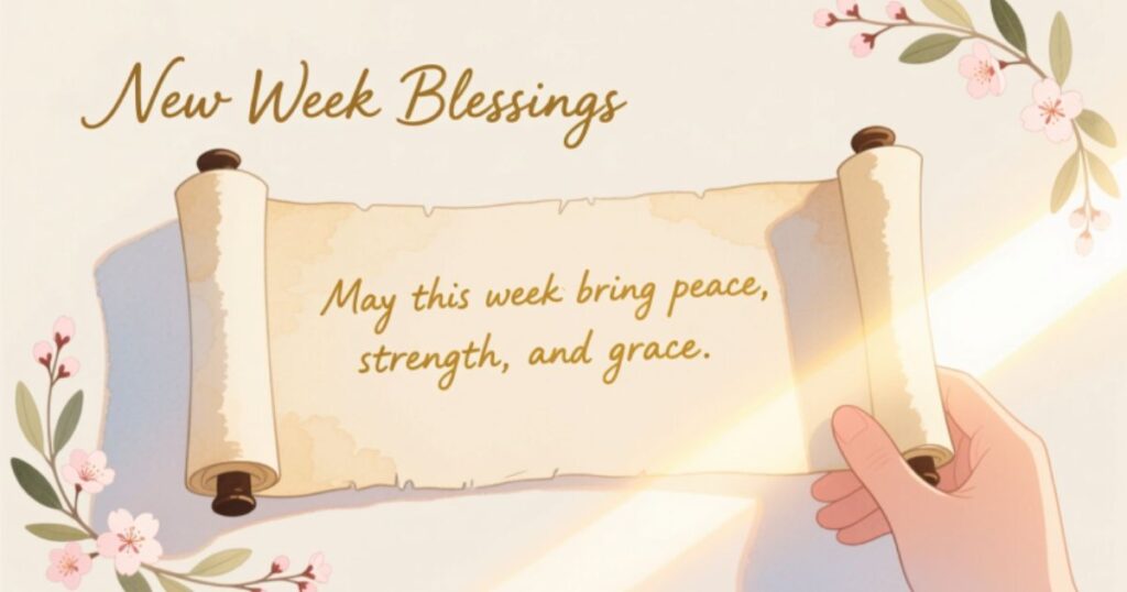 Short New Week Blessings Quotes And Prayers