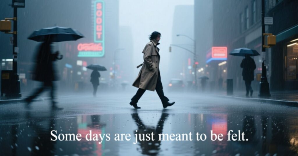 Short Rainy Day Captions