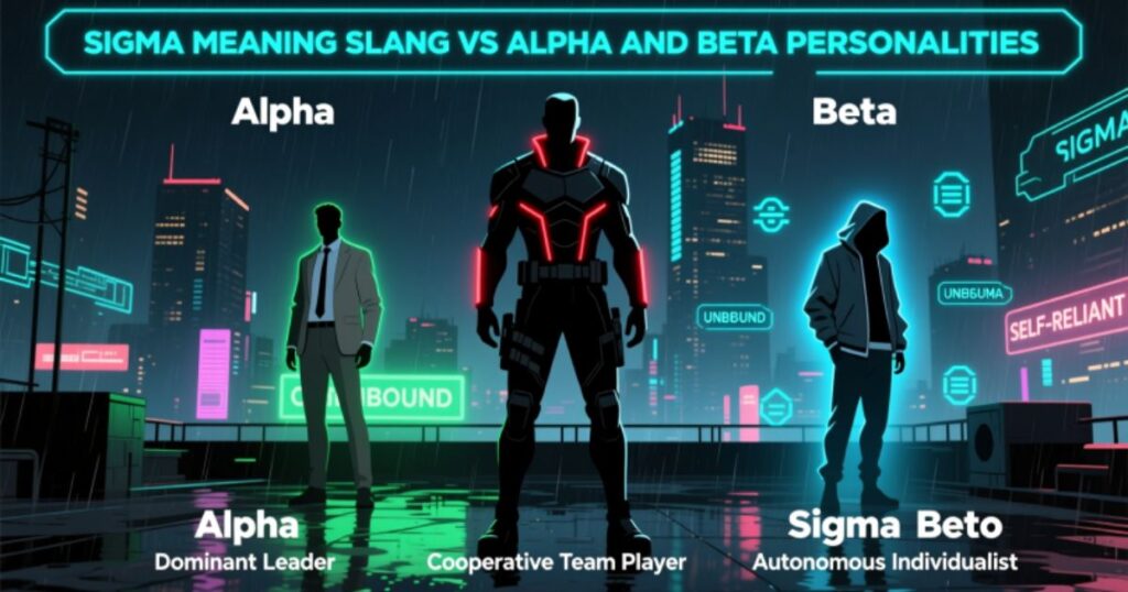 Sigma Meaning Slang vs Alpha and Beta Personalities