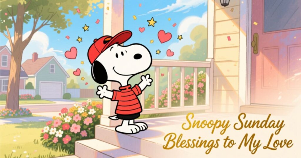Snoopy Sunday Blessings to My love