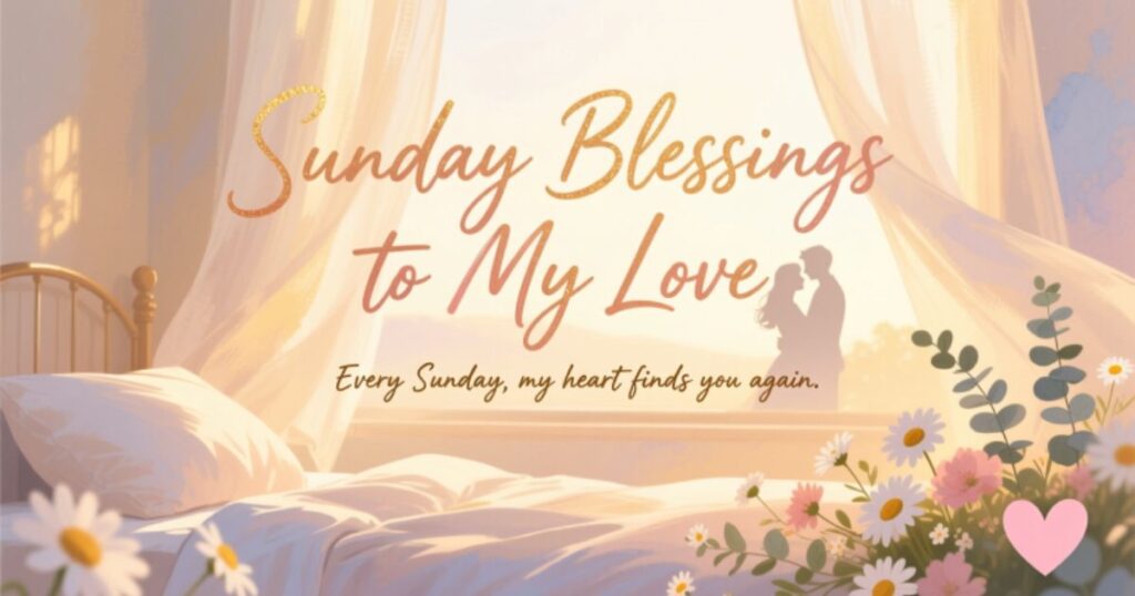 Sunday Blessings Quotes and Saying to my love