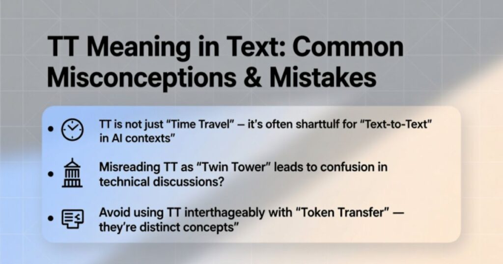 TT Meaning in Text: Common Misconceptions & Mistakes