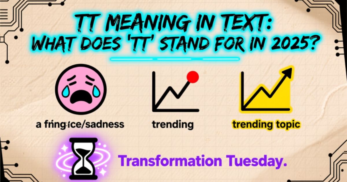 TT Meaning in Text What Does “TT” Stand For in 2025