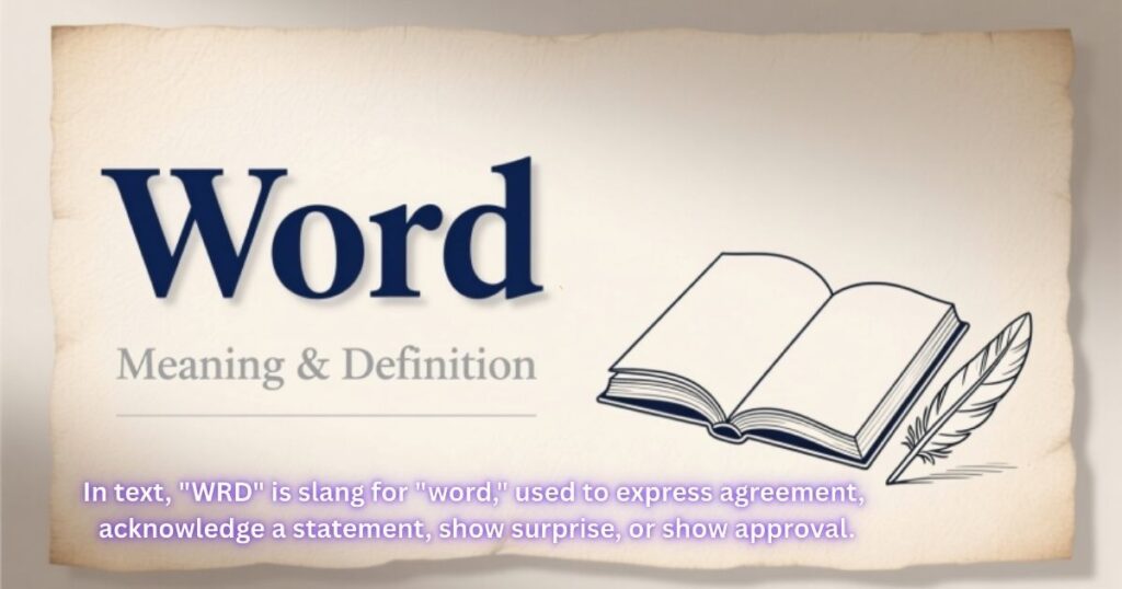 WRD Meaning in Text Meaning & Definition
