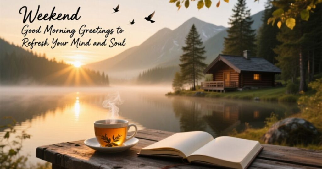 Weekend Good Morning Greetings to Refresh Your Mind and Soul