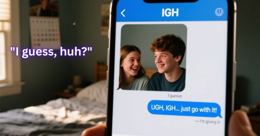 What Does IGH Mean in Text from a boy