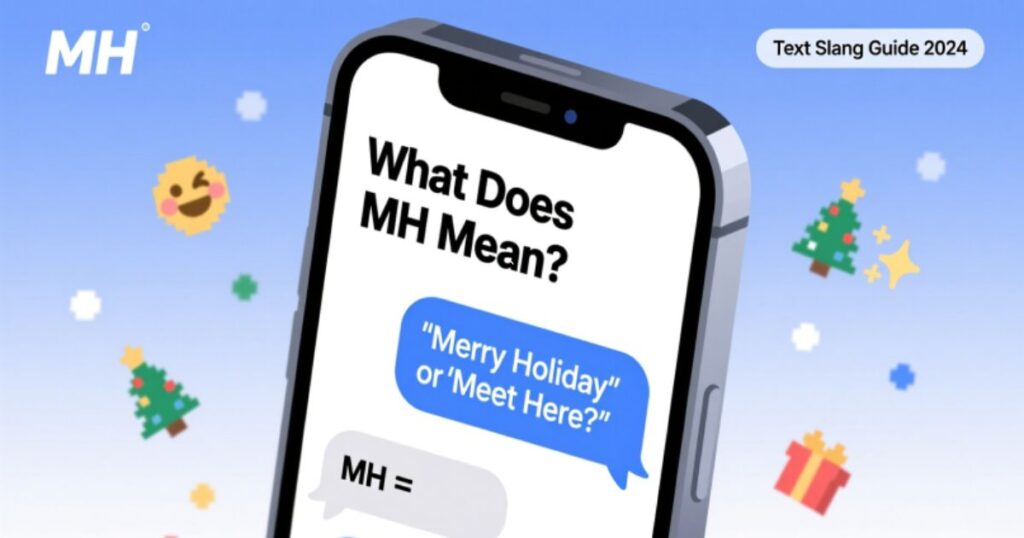 What Does MH Mean? Text Messages & DMs