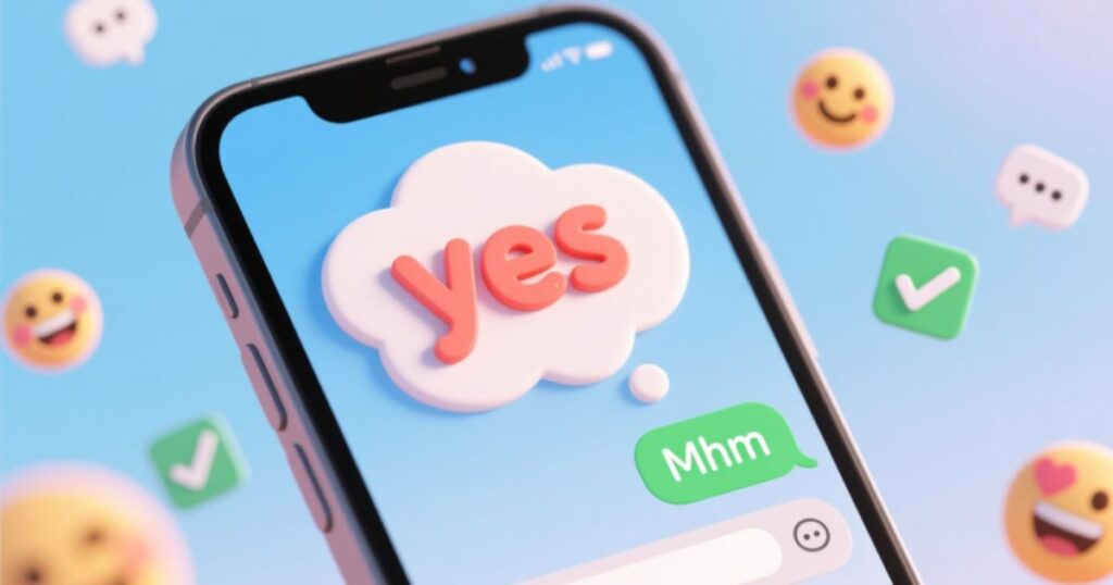 What Does “Mhm” Mean
In Text Messages "a short way to say "yes""