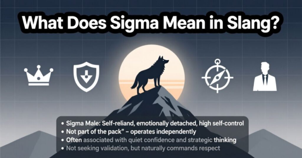 What Does Sigma Mean in Slang?