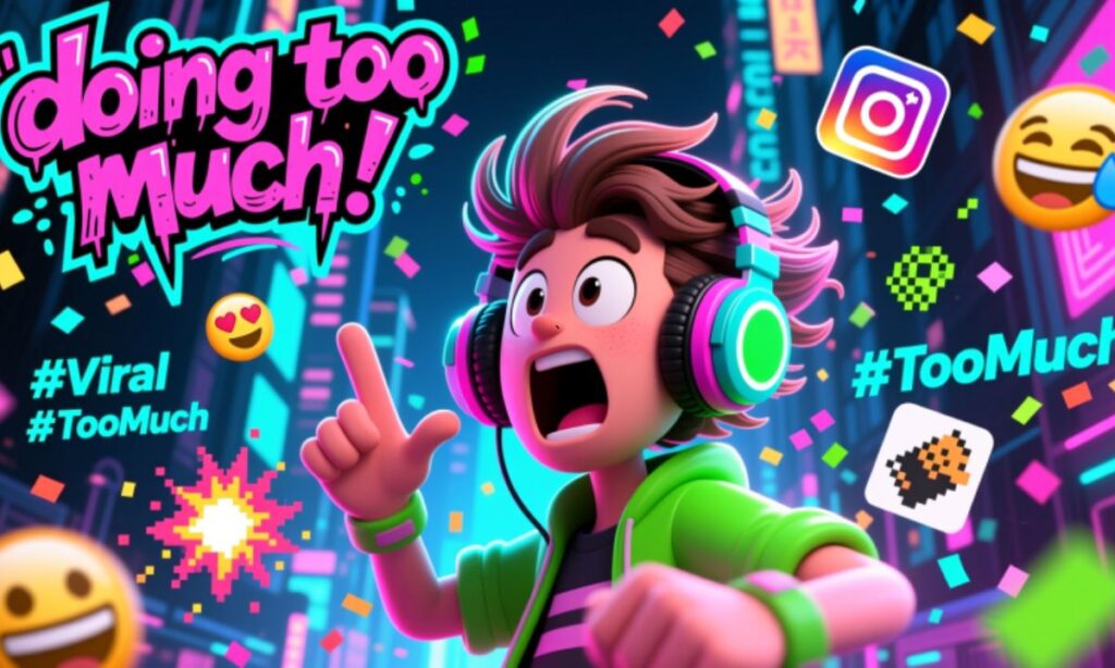 DTM in Pop Culture and Social Media doing too much