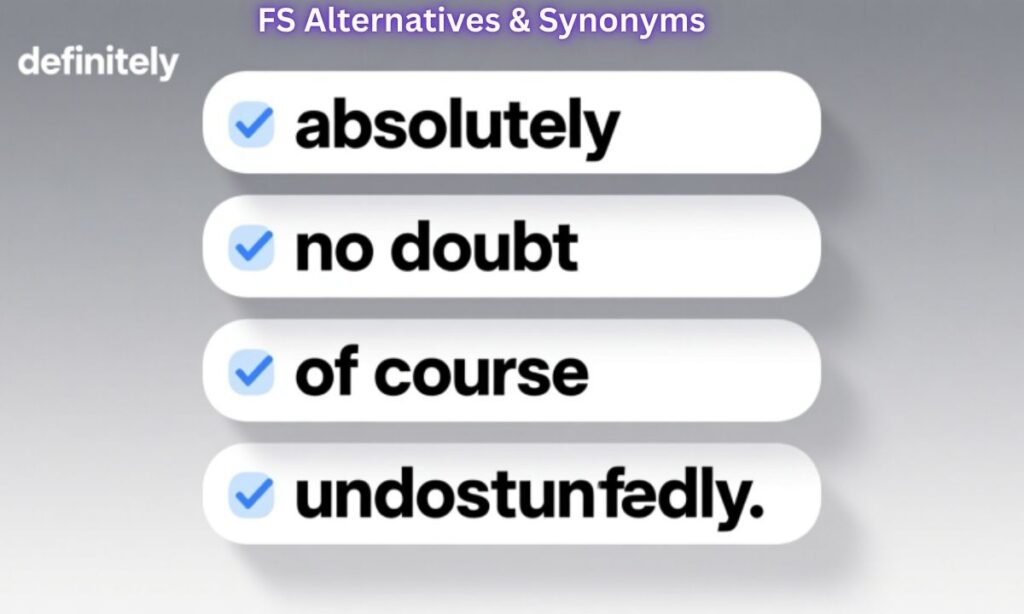 FS Alternatives & Synonyms