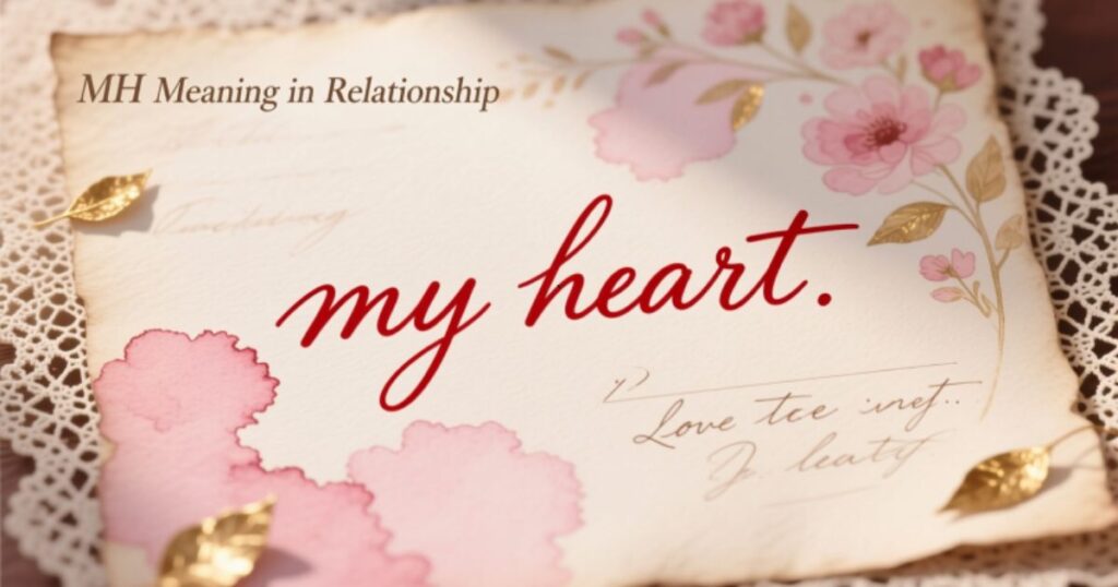 MH Meaning in Text MH Meaning in Relationship