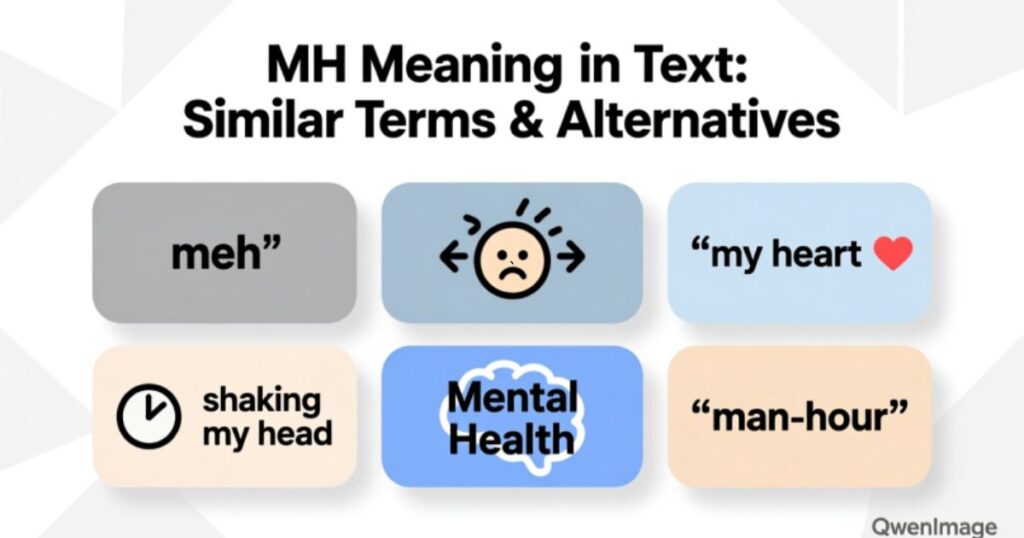 MH Meaning in Text Similar Terms & Alternatives