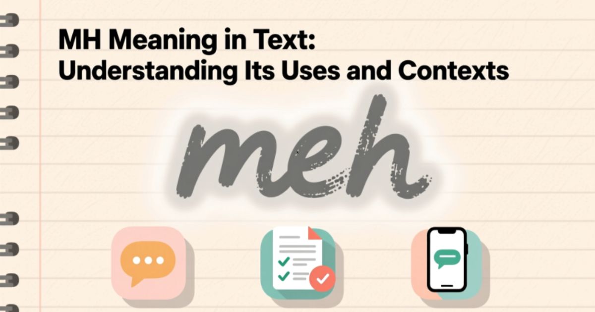 MH Meaning in Text Understanding Its Uses and Contexts